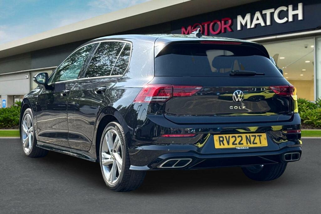 Volkswagen Golf 1.5 Tsi R-line Euro 6 Ss RV22NZT Black #2