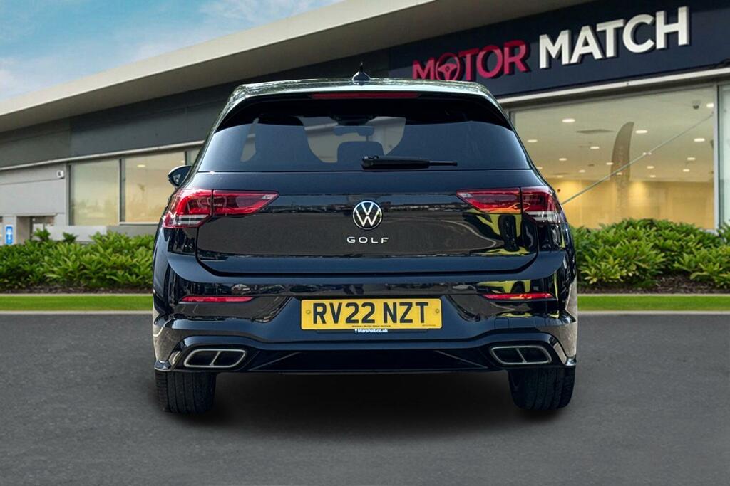 Volkswagen Golf 1.5 Tsi R-line Euro 6 Ss RV22NZT Black #4
