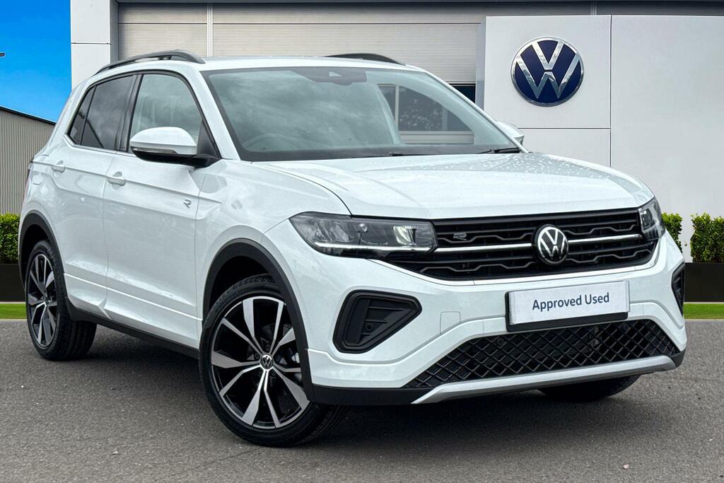 Volkswagen T-Cross 1.0 Tsi 115 R-line 18 Misano Black Alloys White