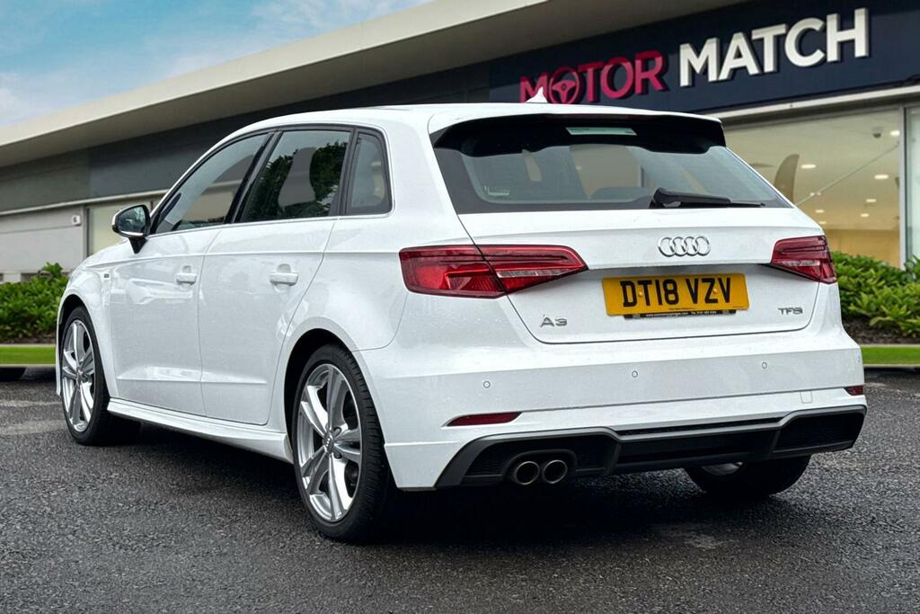 Audi A3 1.5 Tfsi Cod S Line Sportback Euro 6 Ss DT18VZV White #2