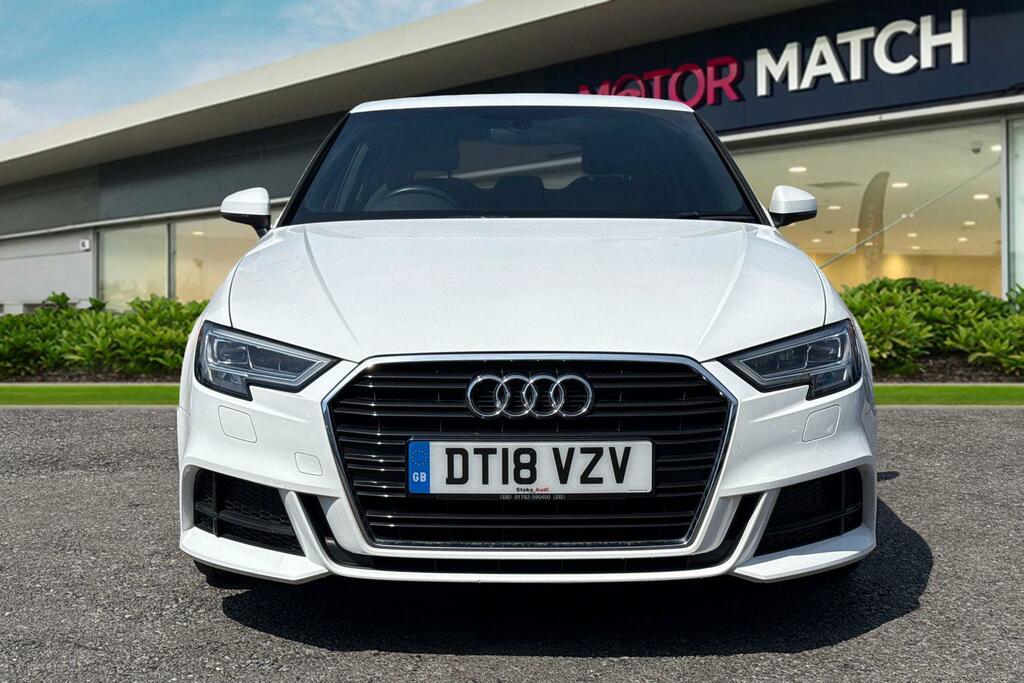 Audi A3 1.5 Tfsi Cod S Line Sportback Euro 6 Ss DT18VZV White #5