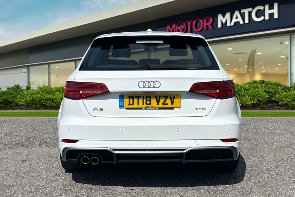 Audi A3 1.5 Tfsi Cod S Line Sportback Euro 6 Ss DT18VZV White #4