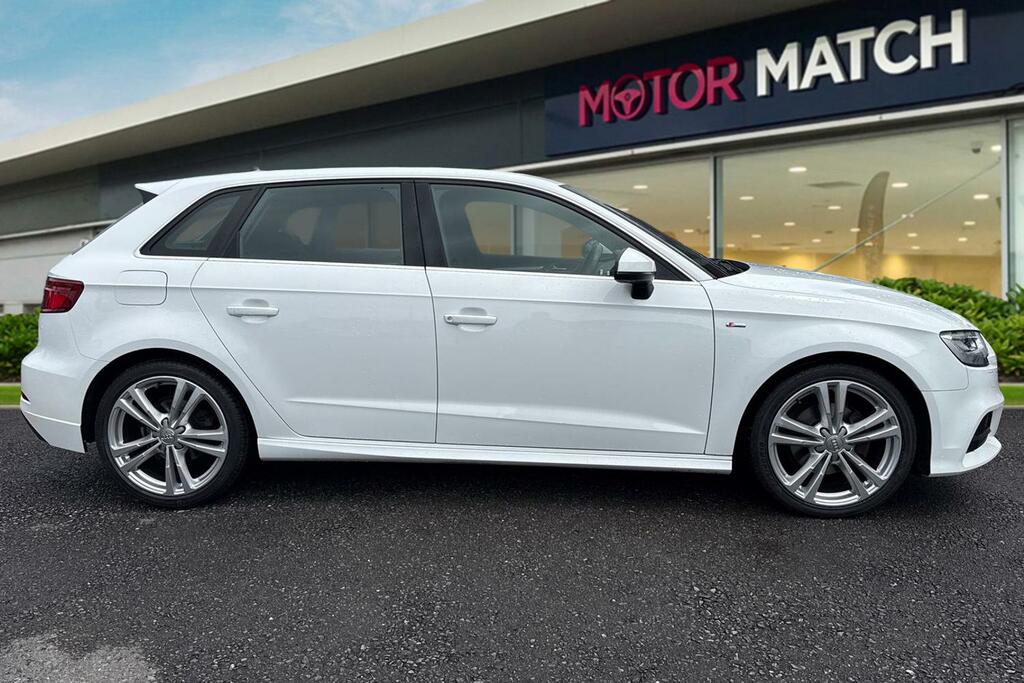 Audi A3 1.5 Tfsi Cod S Line Sportback Euro 6 Ss DT18VZV White #3