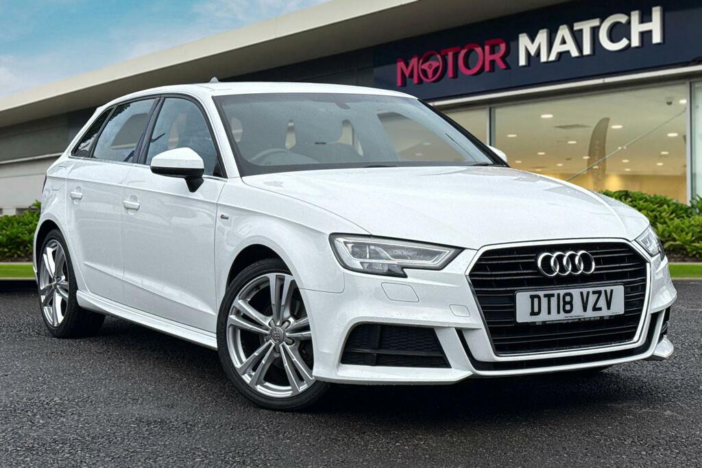 Audi A3 1.5 Tfsi Cod S Line Sportback Euro 6 Ss White