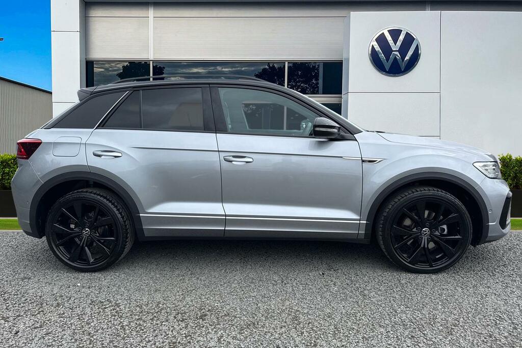 Volkswagen T-Roc 1.5 Tsi Black Edition Plus Dsg Panoramic Roof DA75OWM Silver #3