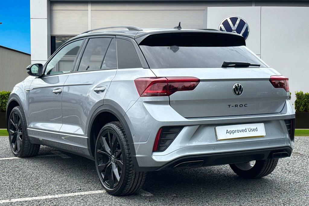 Volkswagen T-Roc 1.5 Tsi Black Edition Plus Dsg Panoramic Roof DA75OWM Silver #2