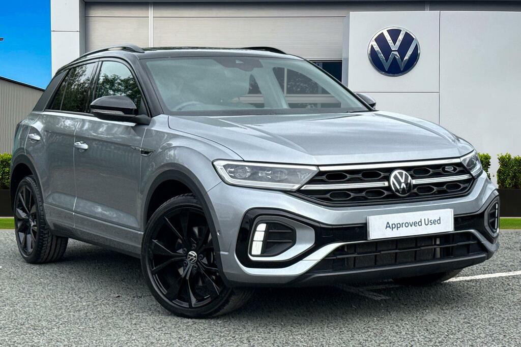 Volkswagen T-Roc 1.5 Tsi Black Edition Plus Dsg Panoramic Roof DA75OWM Silver