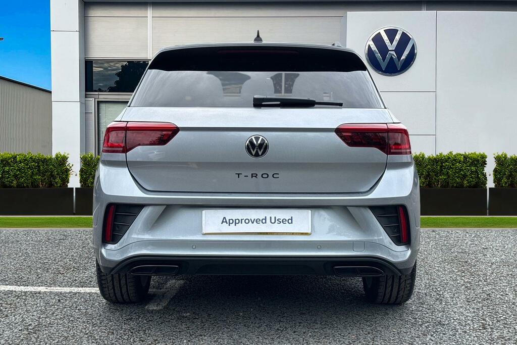 Volkswagen T-Roc 1.5 Tsi Black Edition Plus Dsg Panoramic Roof DA75OWM Silver #4