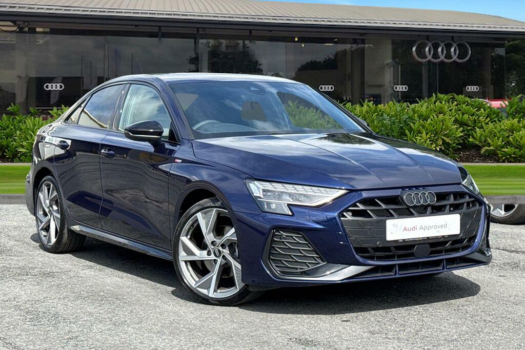 Audi A3 Black Edition 35 Tfsi 150 Ps S Tronic KJ25WHF Blue