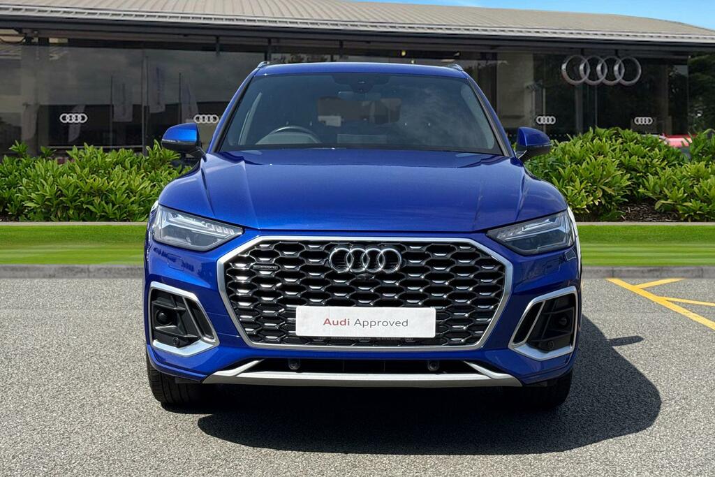Audi Q5 S Line 45 Tfsi Quattro 265 Ps S Tronic KE71SZT Blue #5