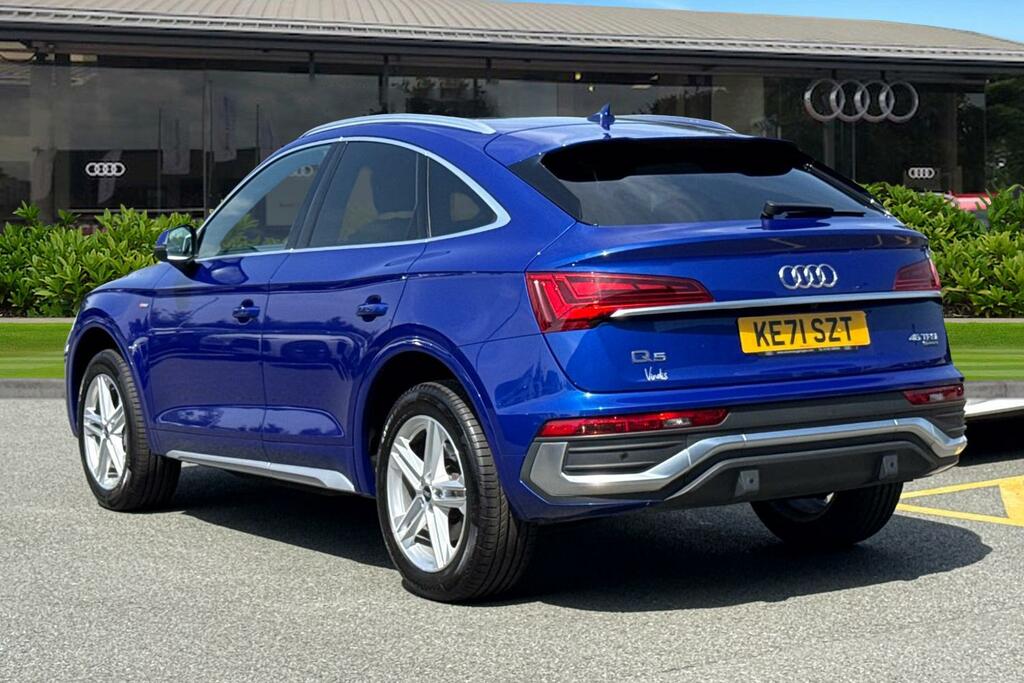 Audi Q5 S Line 45 Tfsi Quattro 265 Ps S Tronic KE71SZT Blue #2