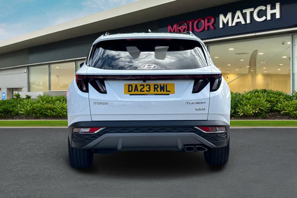 Hyundai Tucson 1.6 H T-gdi Ultimate Euro 6 Ss DA23RWL White #4