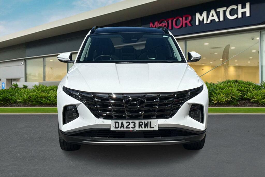 Hyundai Tucson 1.6 H T-gdi Ultimate Euro 6 Ss DA23RWL White #5