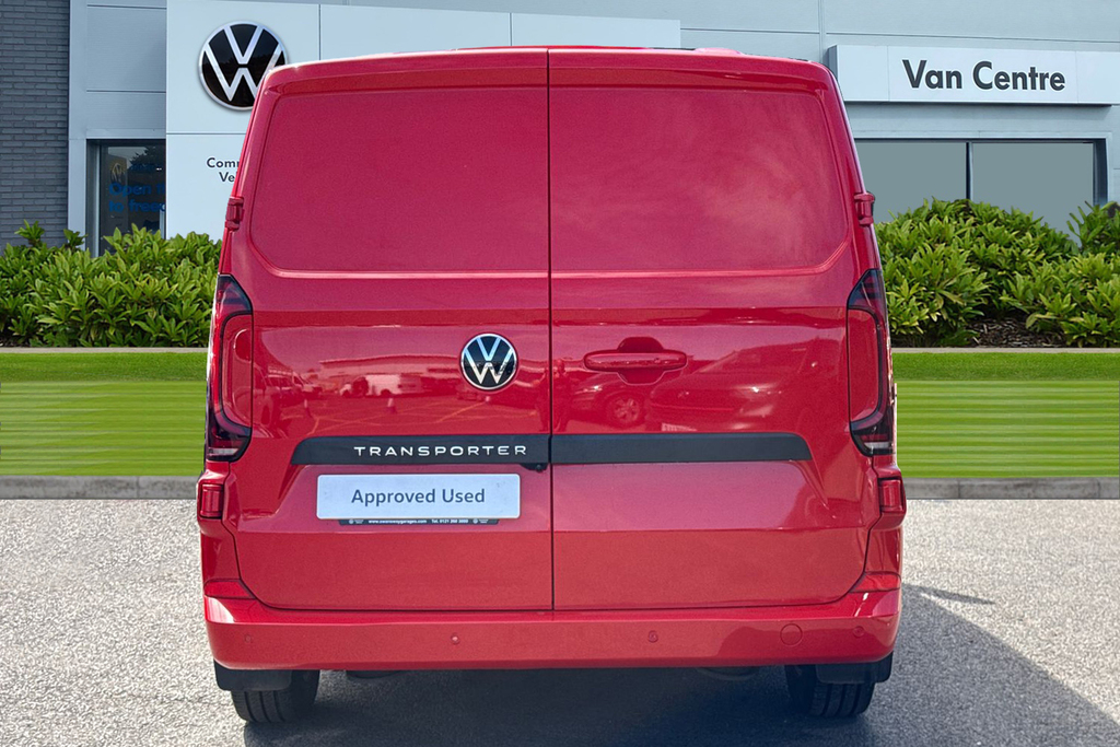 Volkswagen Transporter 2.0 Tdi 110 Commerce Pro Van BV75OBP Red #4