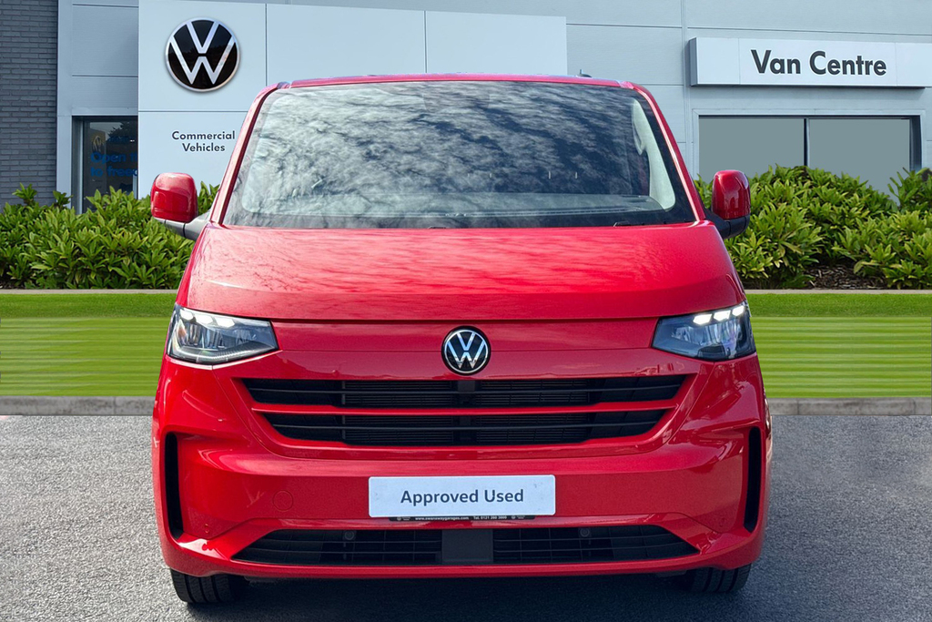 Volkswagen Transporter 2.0 Tdi 110 Commerce Pro Van BV75OBP Red #5
