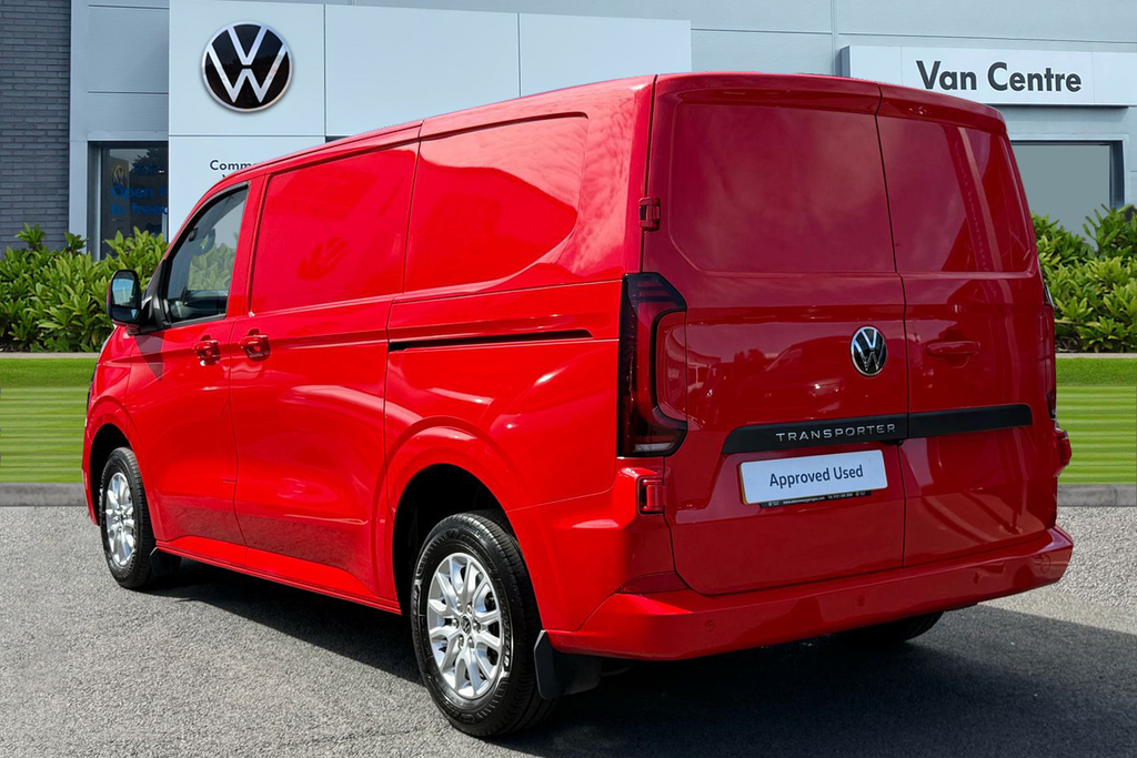 Volkswagen Transporter 2.0 Tdi 110 Commerce Pro Van BV75OBP Red #2