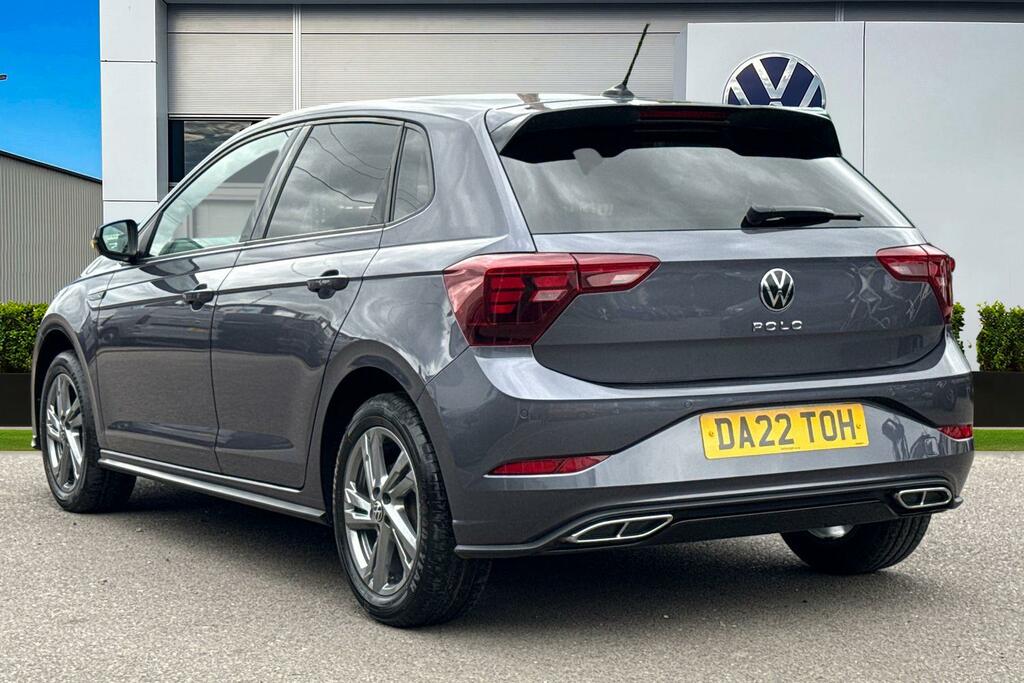 Volkswagen Polo 1.0 Tsi R-line 1 Year Vw Warranty DA22TOH Grey #2