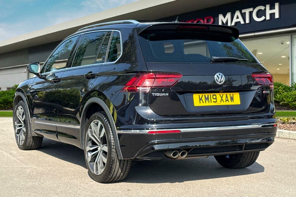 Volkswagen Tiguan 2.0 Tdi R-line Tech Dsg 4Motion Euro 6 Ss KM19XAW Black #2