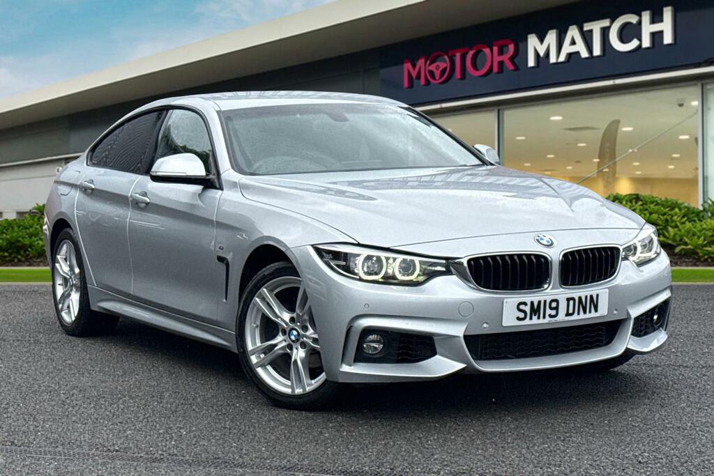 BMW 4 Series Gran Coupe 2.0 420I Gpf M Sport Hatchback Xdr Silver