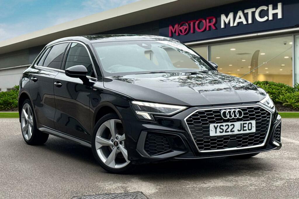Audi A3 1.4 Tfsie 40 S Line Sportback S Tronic Euro 6 Ss Black