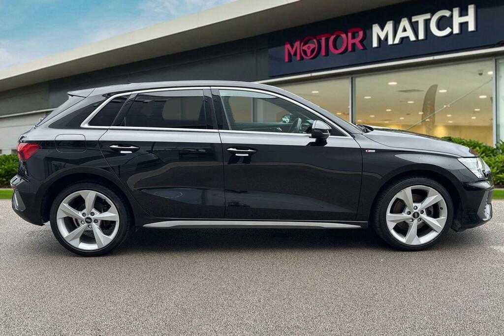 Audi A3 1.4 Tfsie 40 S Line Sportback S Tronic Euro 6 Ss YS22JEO Black #3