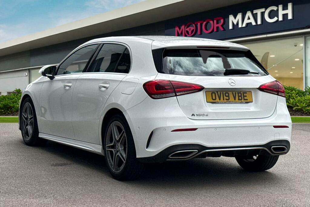 Mercedes-Benz A Class 1.5 A180d Amg Line Executive 7G-dct Euro 6 Ss OV19VBE White #2