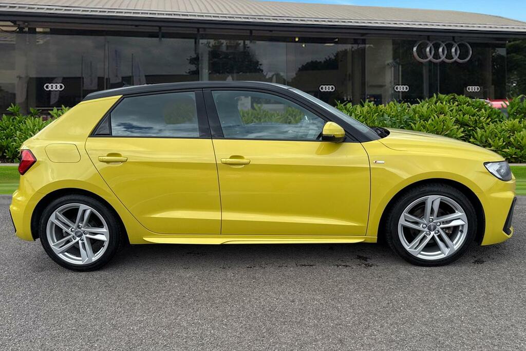 Audi A1 S Line 30 Tfsi 116 Ps S Tronic KS69ZDT Yellow #3