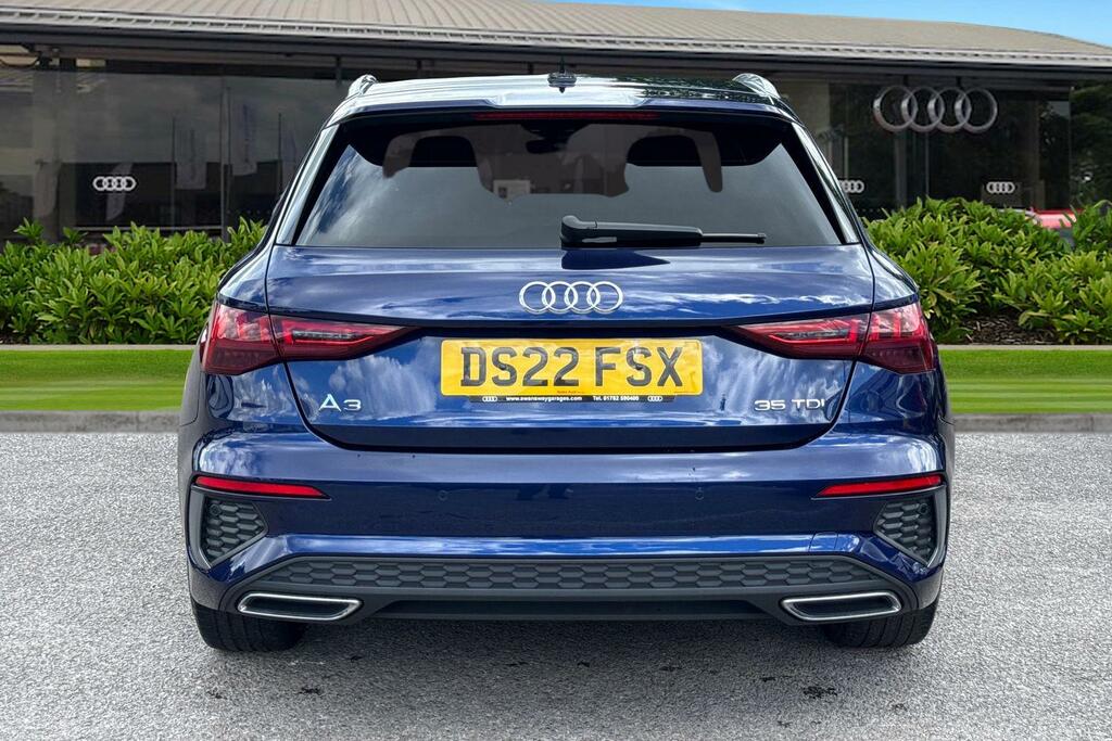 Audi A3 S Line 35 Tdi 150 Ps S Tronic DS22FSX Blue #4