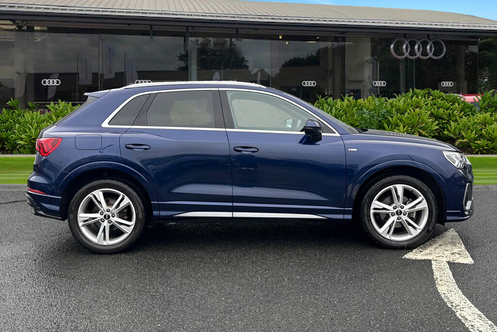 Audi Q3 S Line 35 Tfsi 150 Ps S Tronic SO71FBZ Blue #3