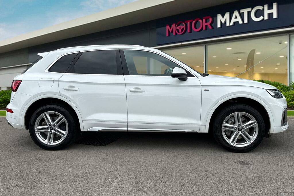 Audi Q5 2.0 Tfsi 45 S Line S Tronic Quattro Euro 6 Ss 5 SK71BFO White #3
