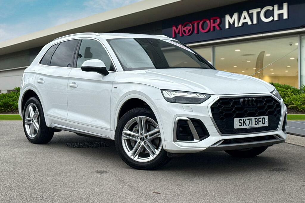 Audi Q5 2.0 Tfsi 45 S Line S Tronic Quattro Euro 6 Ss 5 White