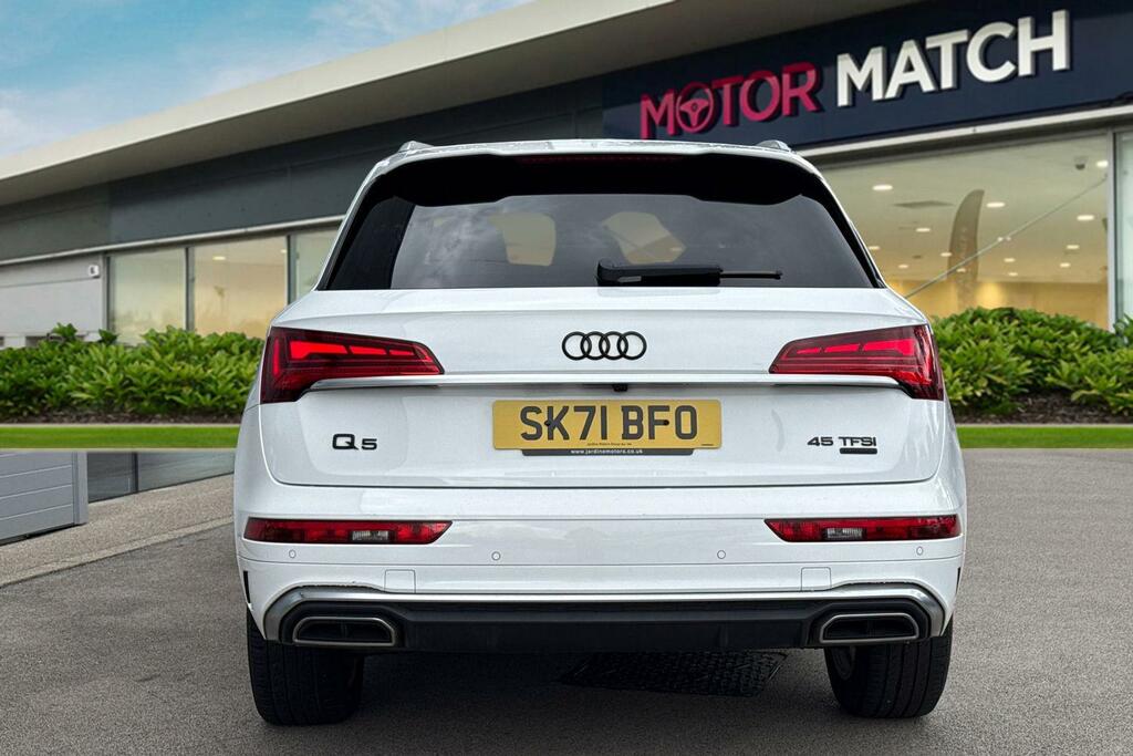 Audi Q5 2.0 Tfsi 45 S Line S Tronic Quattro Euro 6 Ss 5 SK71BFO White #4