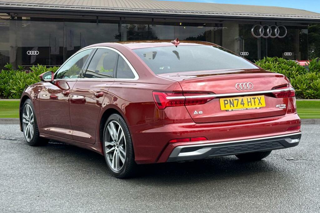 Audi A6 Saloon S Line 40 Tdi Quattro 204 Ps S Tronic Red #2