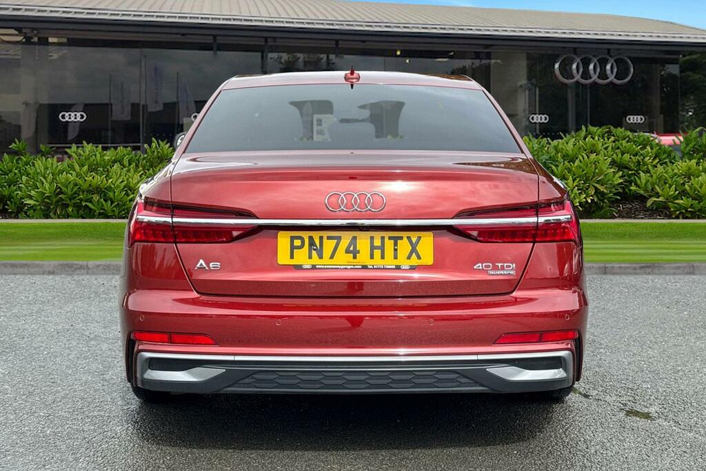 Audi A6 Saloon S Line 40 Tdi Quattro 204 Ps S Tronic Red #4