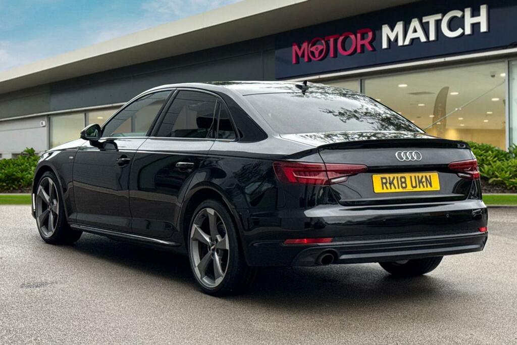 Audi A4 1.4 Tfsi Black Edition Euro 6 Ss RK18UKN Black #2