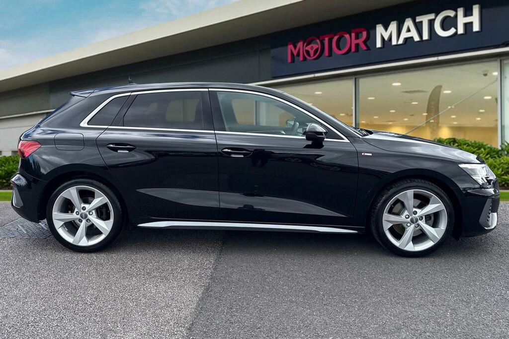 Audi A3 1.5 Tfsi 35 S Line Sportback Euro 6 Ss BV21VVO Black #3