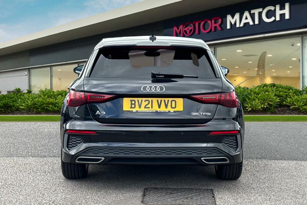 Audi A3 1.5 Tfsi 35 S Line Sportback Euro 6 Ss BV21VVO Black #4