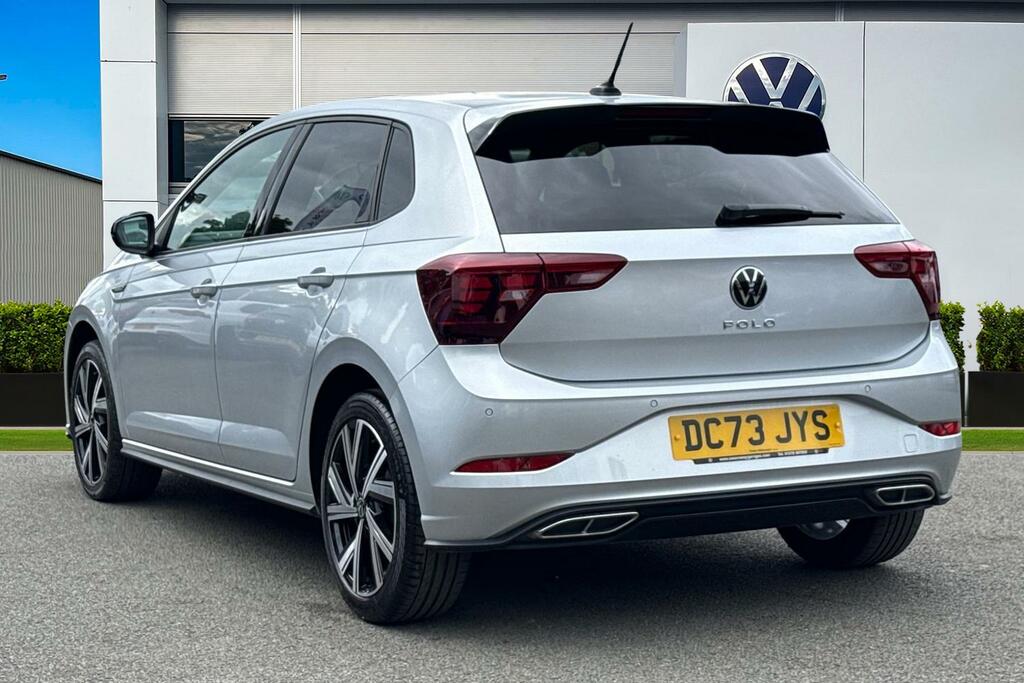 Volkswagen Polo 1.0 Tsi R-line Black Styling Pack, Bergamo Wh DC73JYS Silver #2