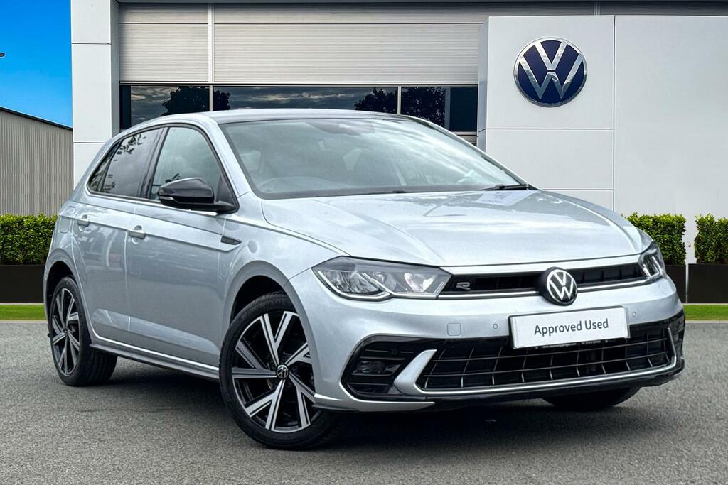 Volkswagen Polo 1.0 Tsi R-line Black Styling Pack, Bergamo Wh Silver