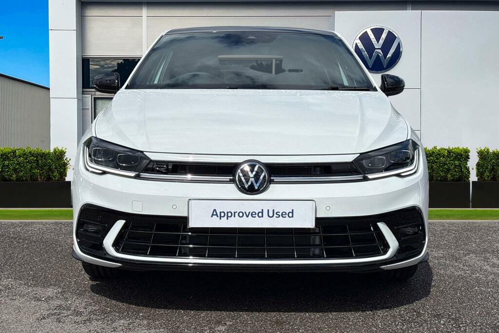 Volkswagen Polo 1.0 Tsi 115 Black Edition Dsg Delivery Mileag GD75FLP White #5