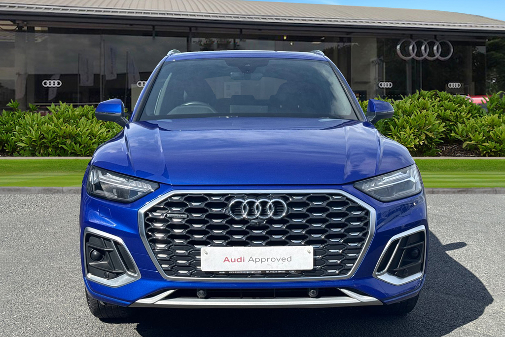 Audi Q5 S Line 45 Tfsi Quattro 265 Ps S Tronic PX22NVY Blue #5