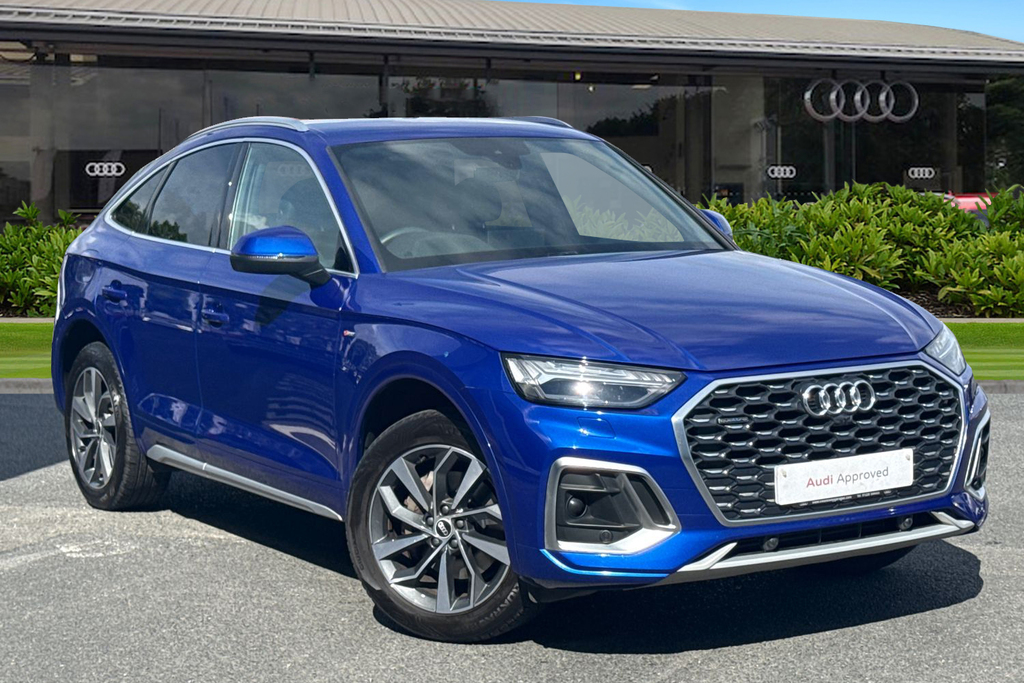 Audi Q5 S Line 45 Tfsi Quattro 265 Ps S Tronic Blue