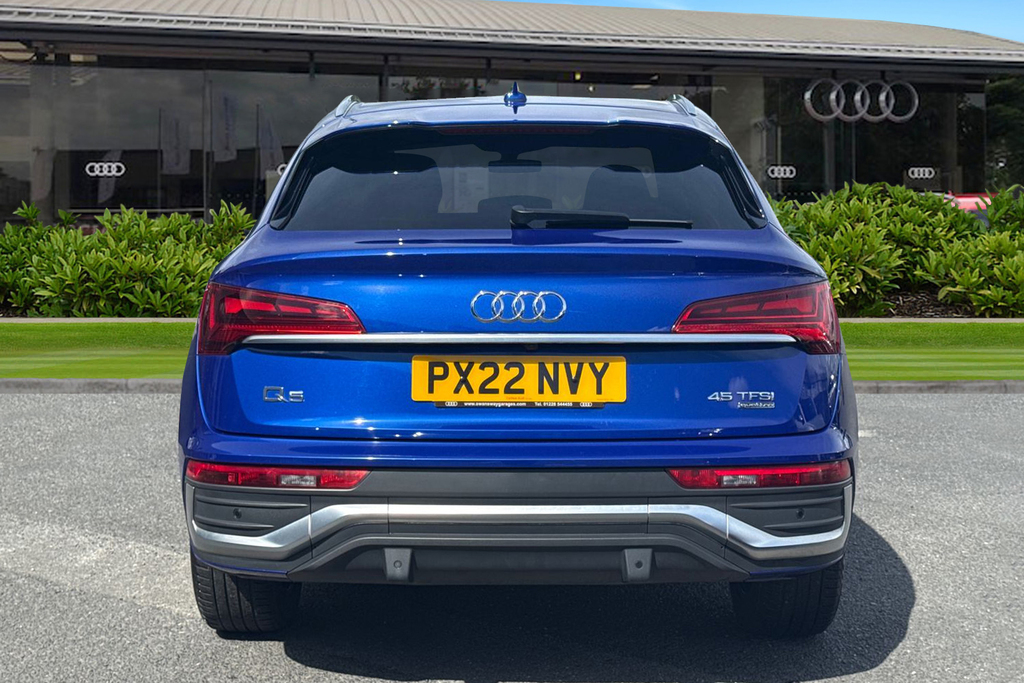 Audi Q5 S Line 45 Tfsi Quattro 265 Ps S Tronic PX22NVY Blue #4