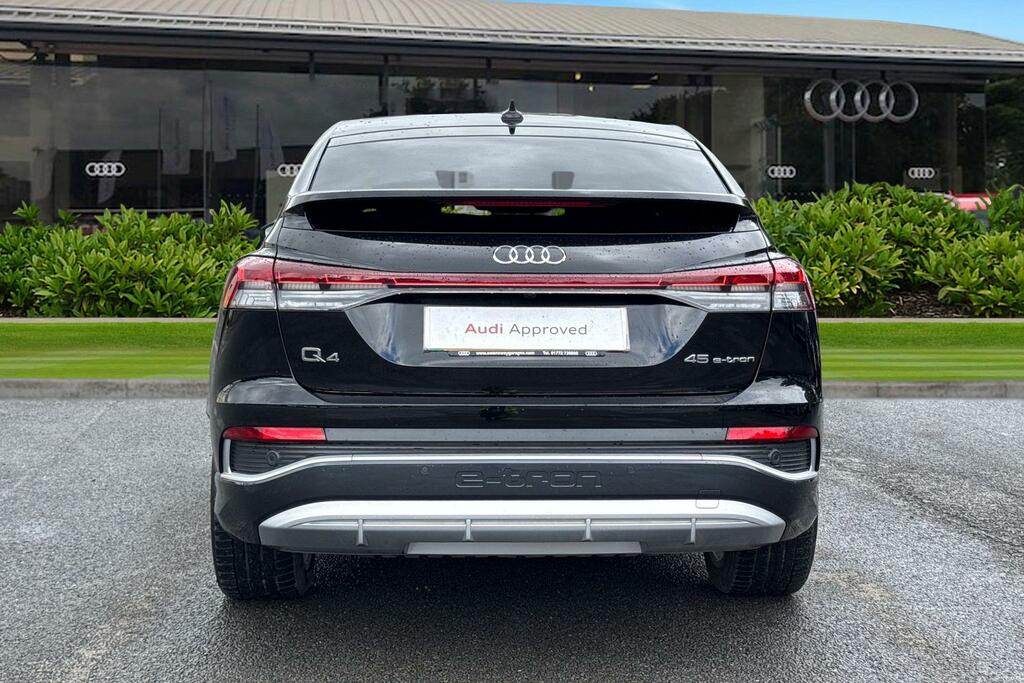 Audi Q4 E Tron Q4 Sportback S Line 45 E-tron 210,00 Kw LL74XNV Black #4