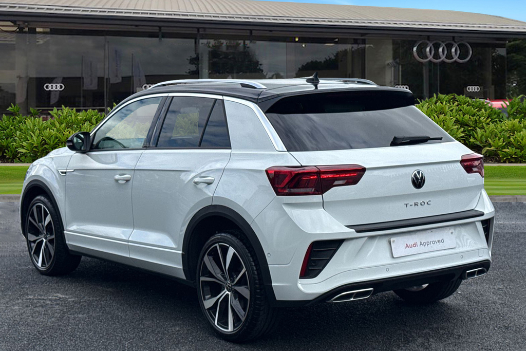 Volkswagen T-Roc 1.5 Tsi R-line Dsg White #2