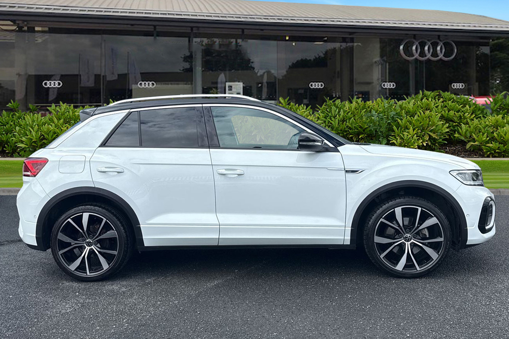 Volkswagen T-Roc 1.5 Tsi R-line Dsg White #3