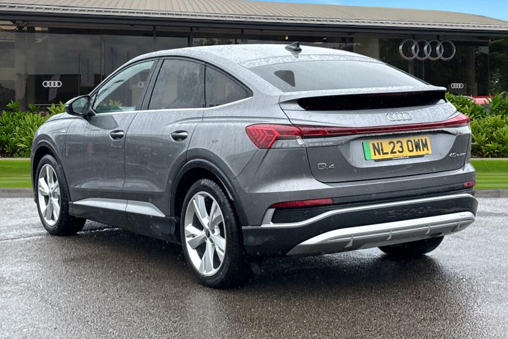 Audi Q4 E Tron Q4 Sportback S Line 40 E-tron 150,00 Kw NL23OWM Grey #2