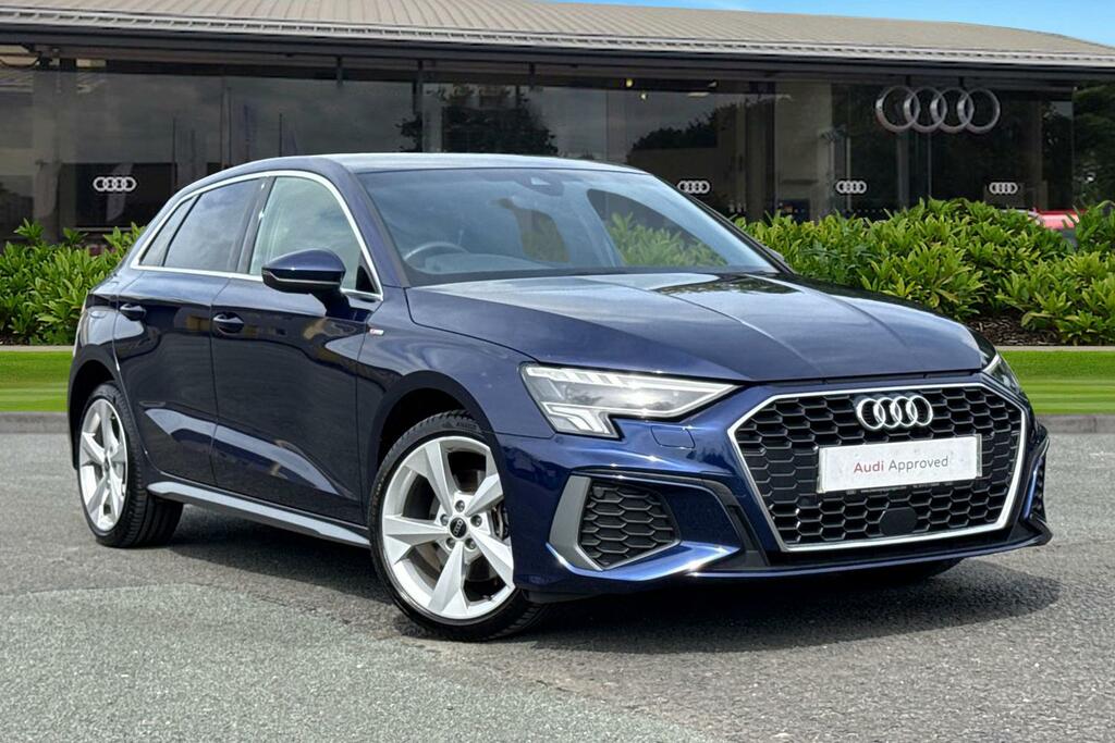 Audi A3 S Line 40 Tfsi E 204 Ps S Tronic PN74HTT Blue