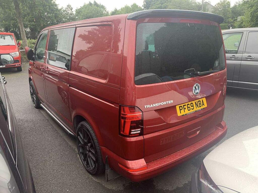 Volkswagen Transporter T30 Highline Swb 150 Ps 2.0 Tdi 6Sp Red #3