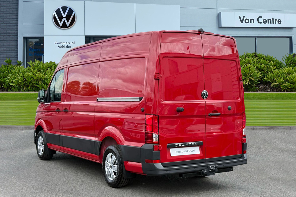 Volkswagen Crafter 2.0 Tdi 140Ps Commerce Plus High Roof Van Red #2